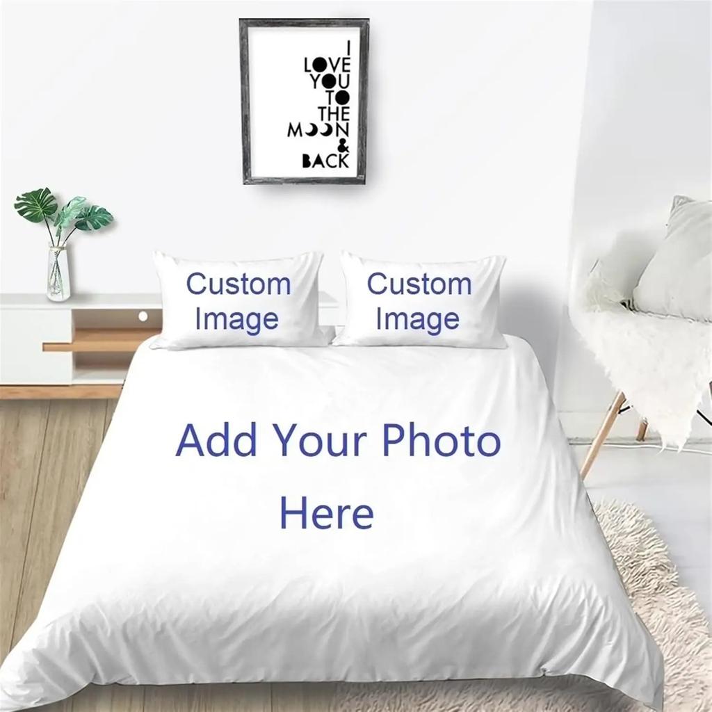 Home Living Luxury 3D Flower Print 2/3Pcs Comfortable Duvet Cover PillowCase Bedding Set Queen and King EU/US/AU Size
