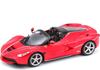 Bburago Ferrari LaFerrari Diecast Model LAFERRARI APERTA SPIDER 2017 Signature Series 1/43 (Red) [Used]