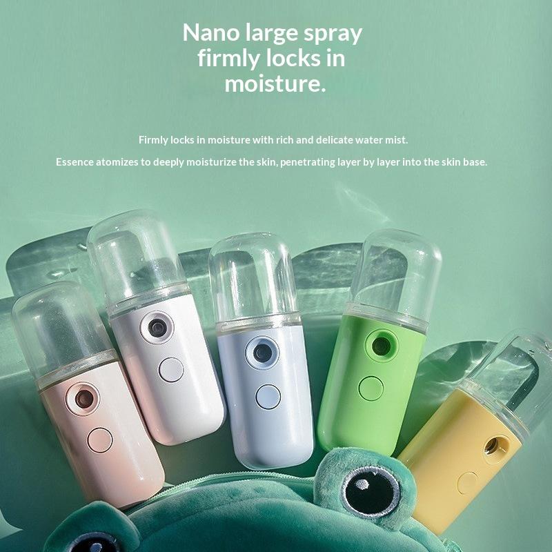 Usb Mist Facial Sprayer Humidifier Rechargeable Nebulizer Face Steamer Moisturizing Skin Care Tools