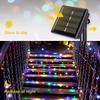 1pc Solar-Powered LED Fairy Lights Waterproof Copper Wire String Lights for Outdoor Garden Christmas Tree, Wedding Camping Decor