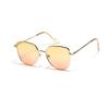Metal Cat Eye Glasses Women'S Large Frame Sunglasses Color Film Sunglasses Men'S Simple