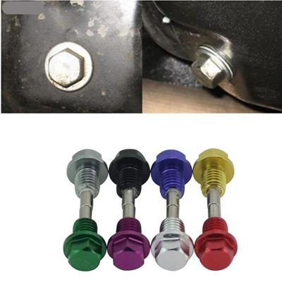 Plugue de proteção para parafuso de drenagem, plugue de proteção para motor de carro, liga de alumínio, magnético, antivibração, reutilizável, anti vazamento, m12, m14, m16, m20