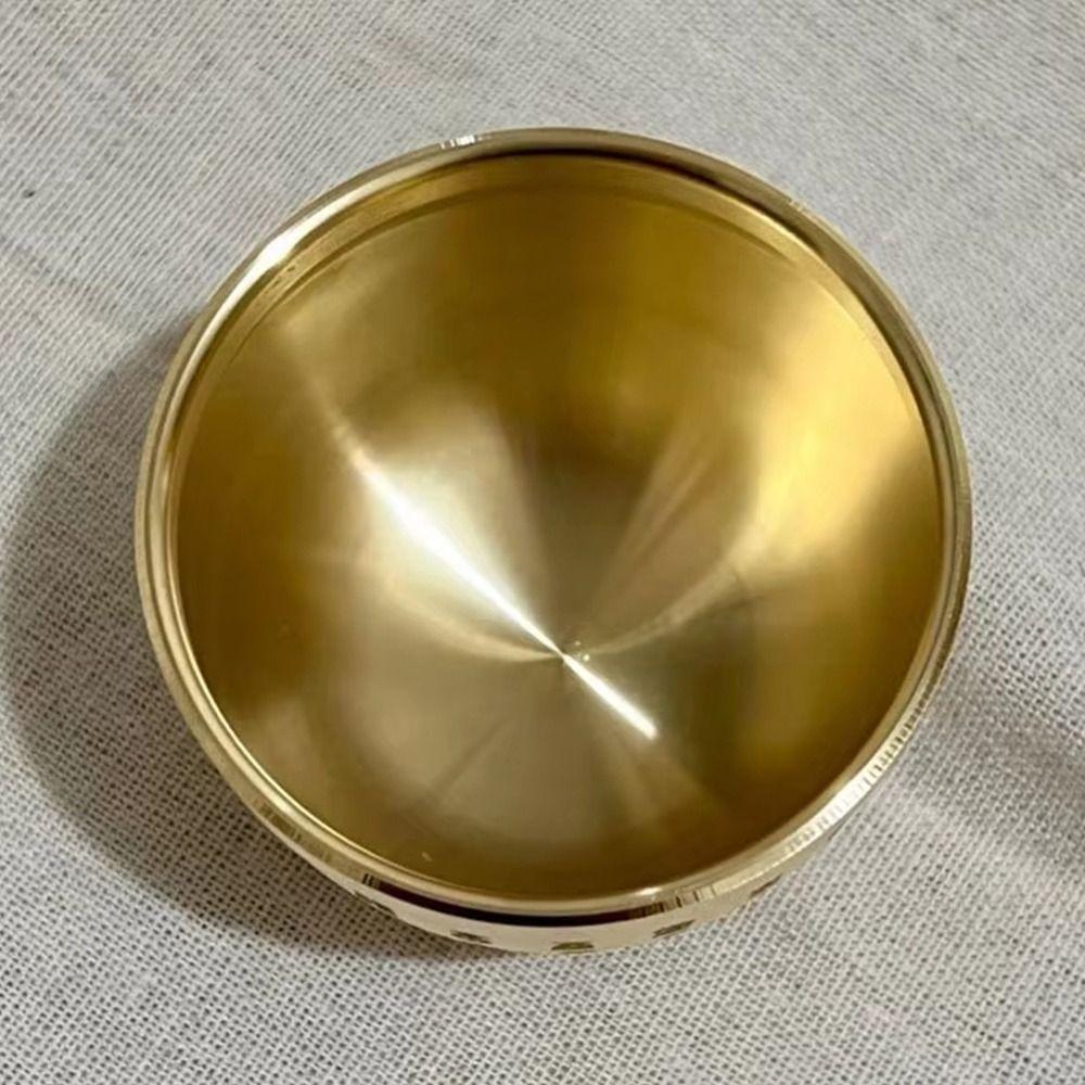 1Pcs Small Mini Pure Brass Cornucopia Wealth Attracting Baifu Jar Cup  Study Decoration Gift