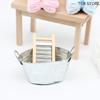 1 Pcs Bathroom Model Decor Toy Accessories Miniature Simulated Bathroom Golden Mini Faucet Model Toys 1/12 Scale Dollhouse