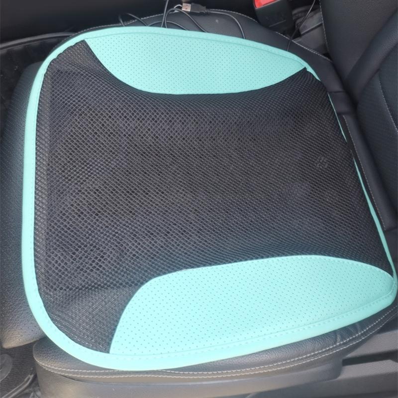 Car Ventilation Cushion Single Piece Summer Usb Cooling Air Flow Cooling Pad Heat Dissipation Truck Cushion Office Seat