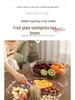 High Transparency Thickened Fruit and Nut Display Plate for Living Room