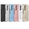 Slim Plastic Case for Samsung Galaxy Z Fold 6 5 4 3 Stand Hinge Protective Film Cover Full Coverage Holder Shockproof