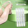 Water Pattern Anti-Wear Heel Sticker - Transparent Gel & Fine Stripe Design for Sandals Shoelace Rub Prevention, Random Pattern.