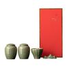 Retro Ceramic Tea Can, Small Sealed Can, Tea Warehouse Travel Moisture-proof Storage, Household Porcelain Can Packaging Gift Box