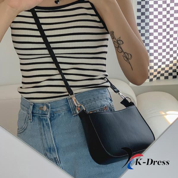 Log Half Two-Way Chain Shoulder Crossbag (2 Colors)