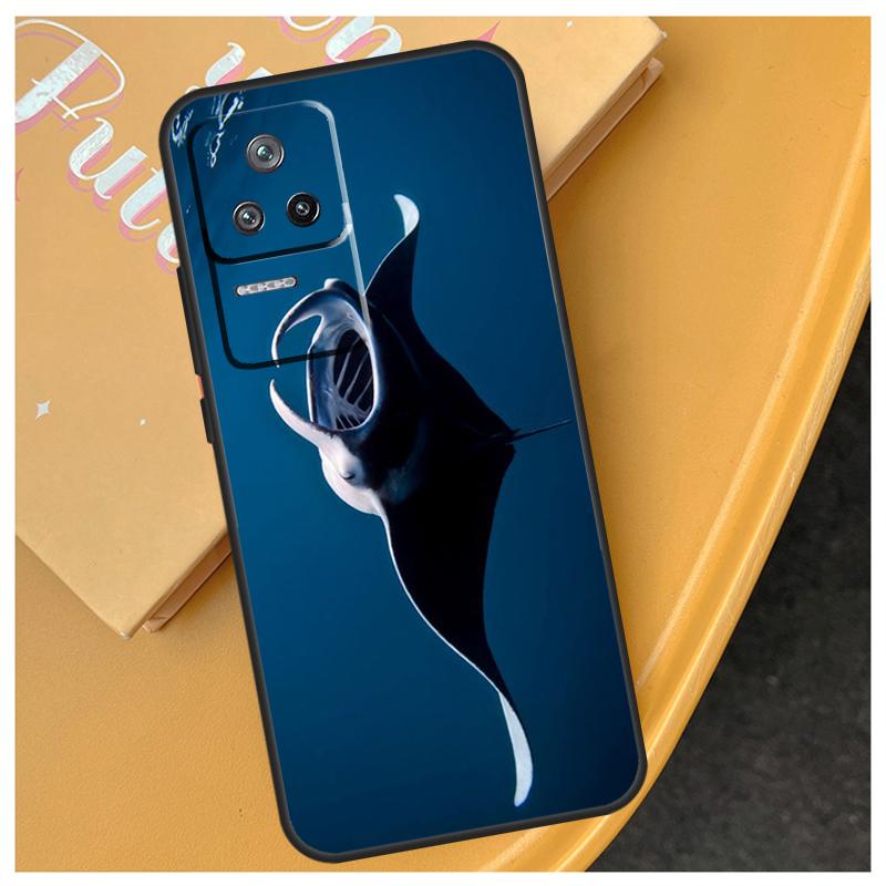 Animal Manta Ray Funda For Xiaomi 17 Pro Max 15 14 Ultra 13T 14T 15T POCO X7 Pro X5 X6 F5 F6 F7 F8 Ultra Case