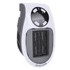 Wall Plug In Heater 500W Portable Wall Outlet Heater with Remote LED Display Adjustable Thermostat and 12H Timer for