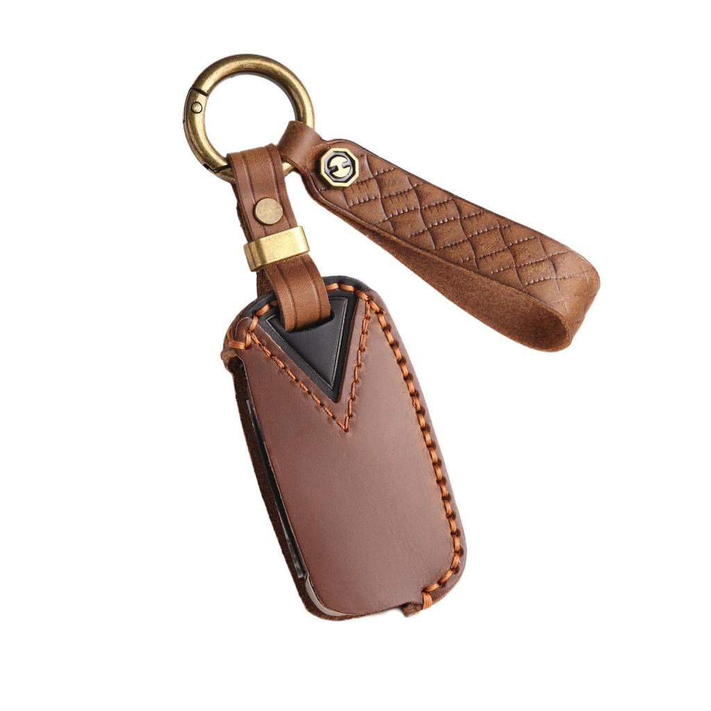 Skladací kľúč Changan Ručne vyrobený ochranný kryt z hovädzej kože
