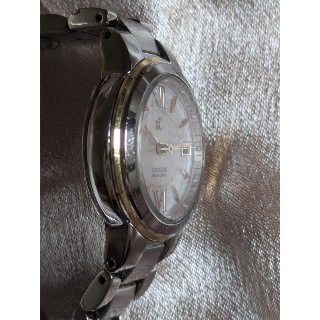 Used CITIZEN Eco-Drive E011-T010580 Watch Working Item