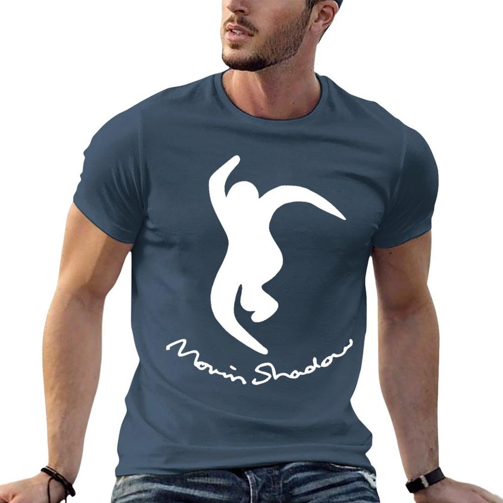 Moving Shadow Cursive Logo Tshirt Moisture Wicking Athletic Tshirt