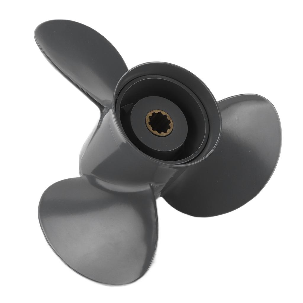 9 7 8in 11in Boat Outboard Propeller 3 Blades 10T RH Aluminium Alloy for Engines 20‑30HP
