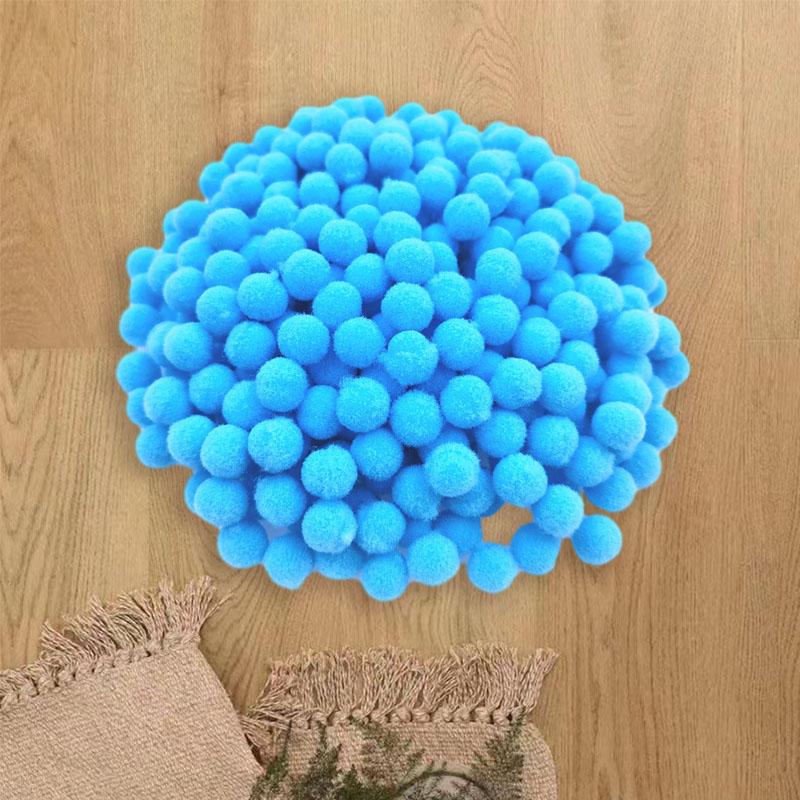 10/15 mm 150 ks/100 ks Výroba šperků DIY Dětská hračka Vícebarevná šicí bambulka Plyšová koule Měkké nadýchané doplňky Ručně vyrobený materiál