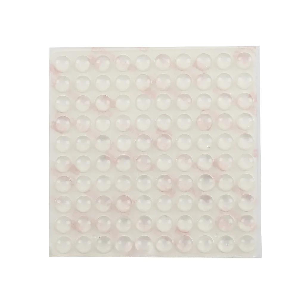 300/100pcs Silicone Cabinet Door Bumpers Clear Self-Adhesive Drawer Stop Bumper Pads Furniture Protective Buffer Doors Wall Stop
