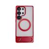 Suitable for Samsung S25ultra Skin-feeling Magnetic Holder Mobile Phone Case S24ultra Frosted S23ultra Protective Cover