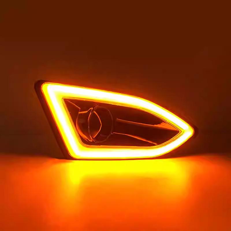 Compatible with 15-17 Ford Edge Daytime Running Lights, Yellow Turn Signal