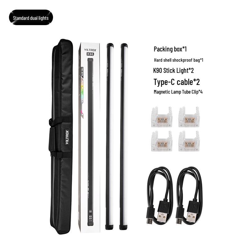 Viltrox K90 RGB Handheld LED Stick Light, 30W Full Color Ice Light for Photography & Live Streaming