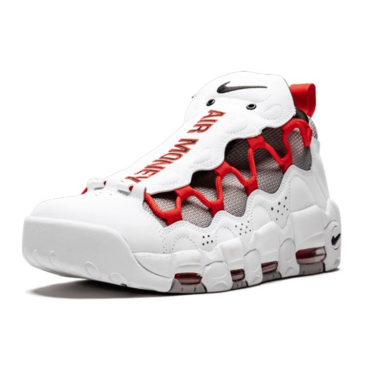 New Nike Air More Money White Habanero Red Atmosphere Grey BV2520-100
