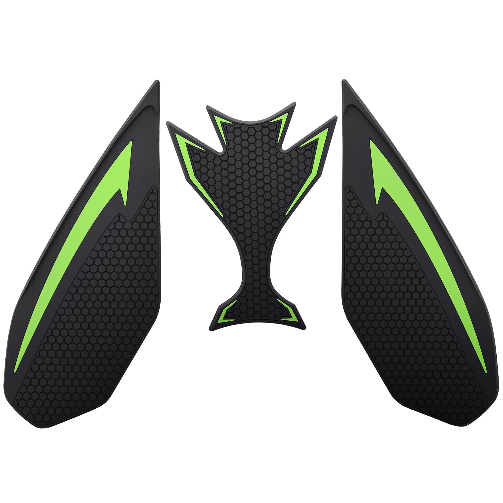 

LEDISHUN Traction Pad Street Bike Kit for Kawasaki Ninja 650 (2017-2024) and Z650 (2019-2024) Tank Pad (Green)