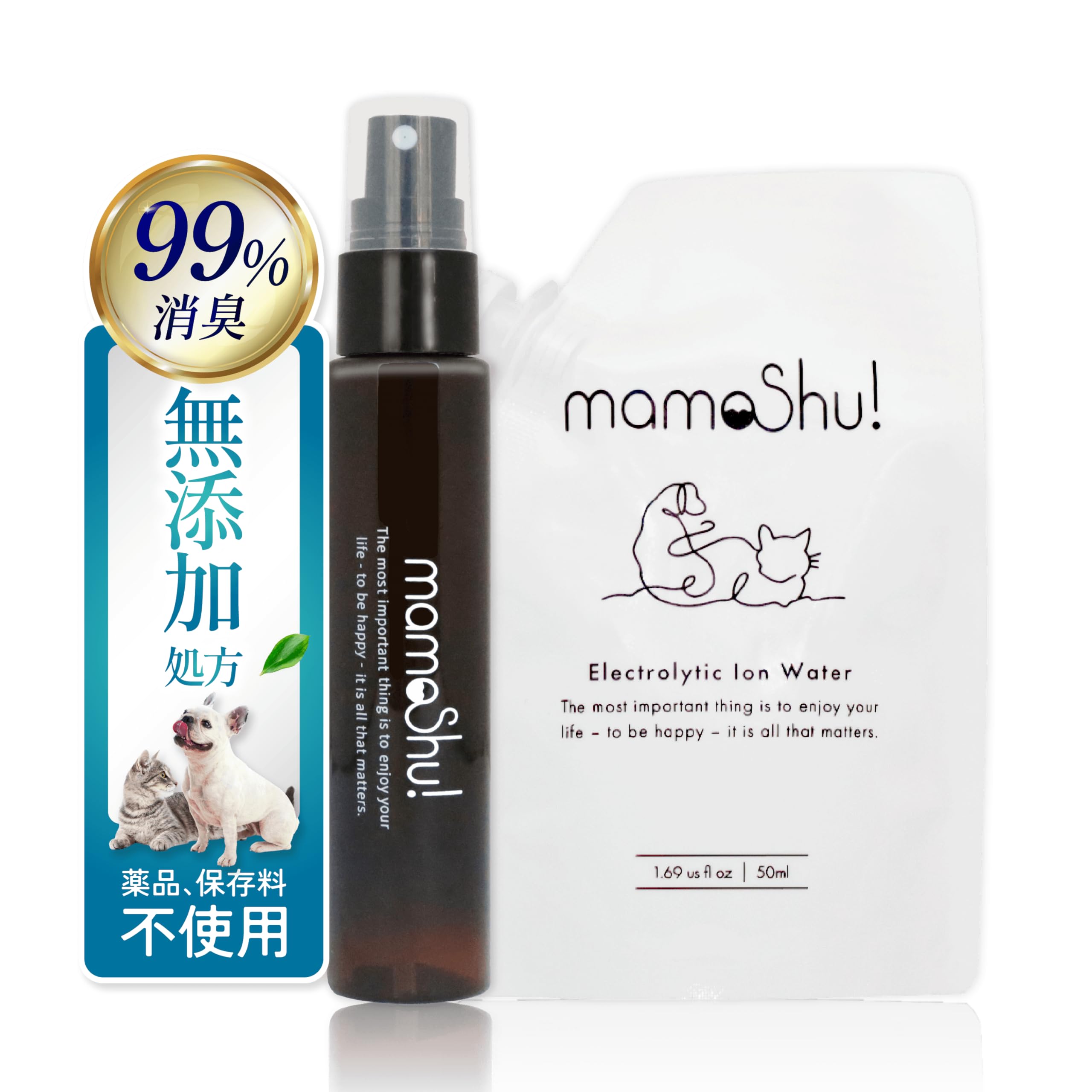 

Дезодоратор для домашних животных HUGME Mamosh под наблюдением ветеринара и фармацевта для собак и дезинфицирующий и дезодорирующий и безопасный для кошек, мочи, 50 мл