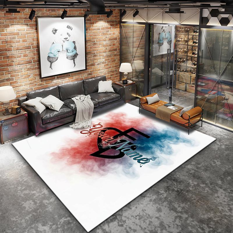 Fc Basel Crest Custom Name Carpet Rug For Living Room Bedroom Home Sofa Decoration Kids Play Nonslip Floor Mat