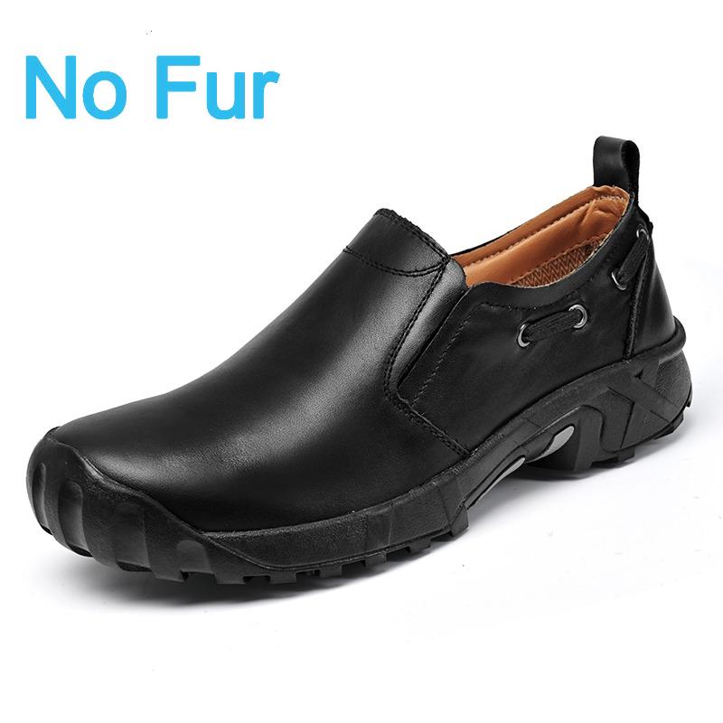 

Fashion Mens Slip-On Business Shoes 38-45 Black Smooth Leather Rounded Toe Shoelace Eyelet with Metal Buckle Thick Sole Casual Versatile 38