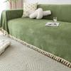Waterproof Sofa Blanket Chenille Solid Color Furniture Covers Simple Dustproof Antiscratch Couch Protector for Living Room