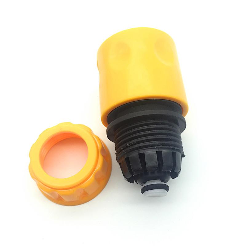 3 Pcs/lot Garden Water Quick Connector Irrigation Water Gun Coupling Waterstop Connector 16mm Pipe Car Washing Fittings