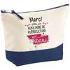 Makeup Bag - PLANETEE - Childcare Assistant Thank You Brilliant - Large Size - Cotton - HD Printing