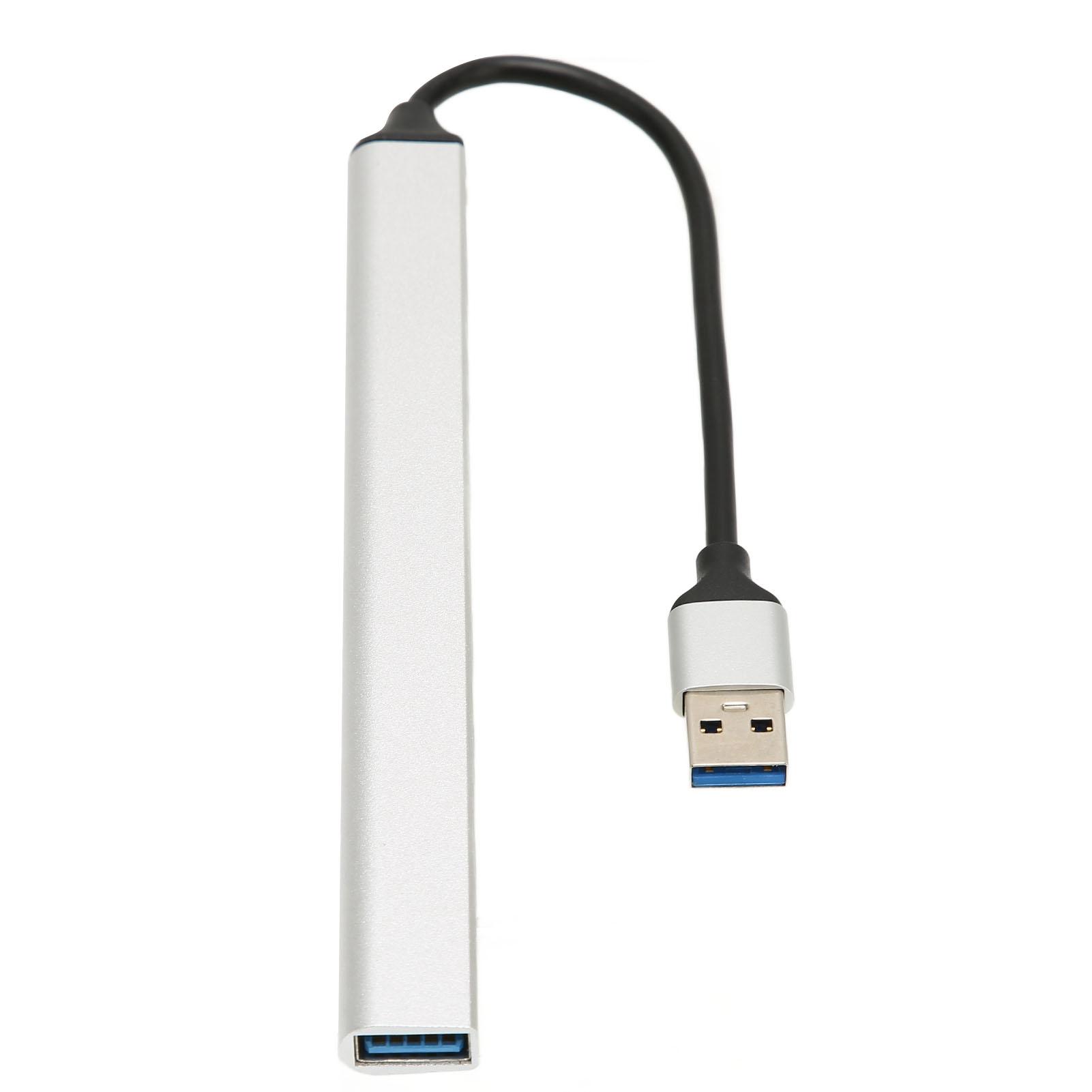 

USB 3.0 концентратор 7 портов 5 Гбит/с быстрая передача данных алюминиевый сплав многоцелевой USB разветвитель для ПК