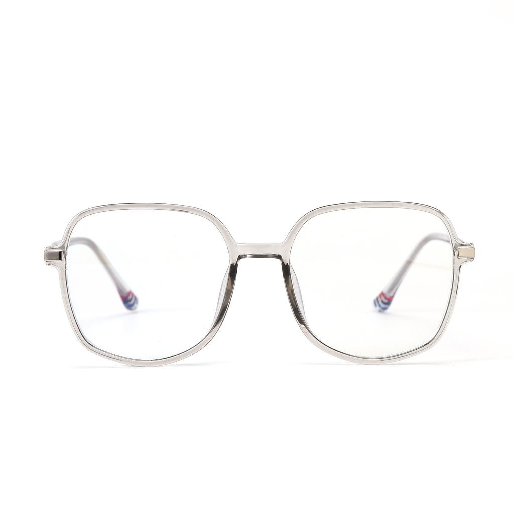 Glasses Tr75207 Retro Square Large Frame Student Flat Mirror