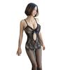Women's Sexy Underwear Hollow Mesh Transparent One-piece Net Suit Large Size One-piece Fishnet Stockings