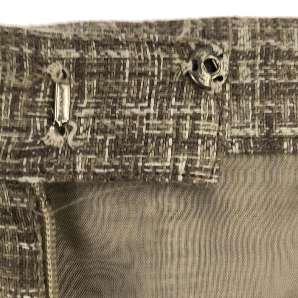 Burberrys Leinen Overall mit Trägern Mimole-Länge Enger Rock Reißverschluss hinten, gefüttert Damen Gebraucht