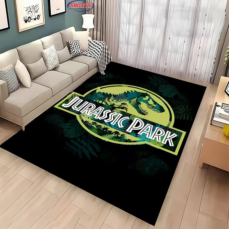 Klasický film Dinosauří P-Park Velký koberec pro domov Obývací pokoj Dětská ložnice Pohovka Rohožka Kuchyňská podlahová rohož Protiskluzová Dekorace