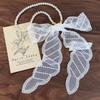 Fairy Lace Headband French Neckerchief Summer Hair Ribbon  for Women
