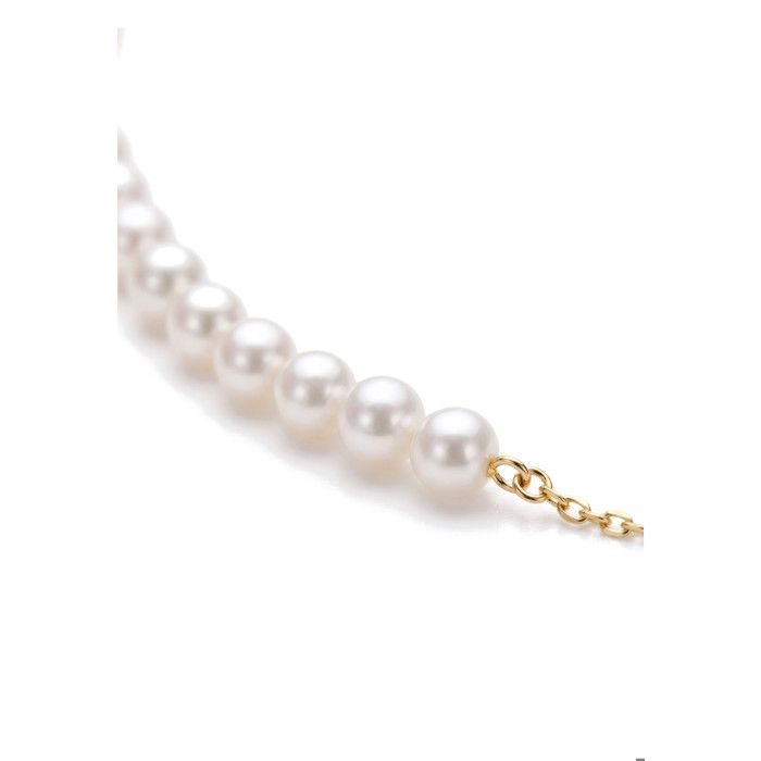 Collier - PEARLS & COLORS - Pearls & Colors - Perles d'eau douce 3-4 mm - Or jaune 9 ct (375) - Qualité AAA+