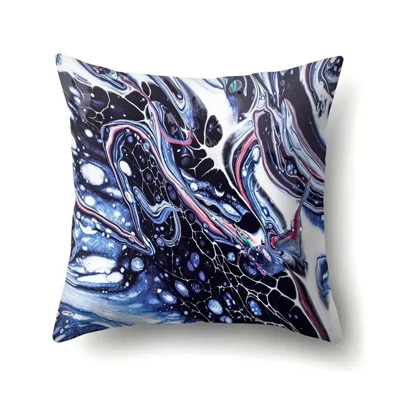 Nordic Fashion Abstract Marble Stripe Print Pillowcase Home Decoration Living Room Sofa Cushion Cover Bedroom Room Decoration