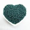 450g/Beutel 2mm 3mm 4mm Effekt der Silberfarbe Gefütterte Charms Glas-Samenperlen DIY Armbandperlen für Schmuckherstellung Zubehör