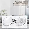 8inch Modern Square Wall Clock Silent Non-Ticking Analog Clock Large Numbers Minimalist Decor for Living Room Office Bedroom