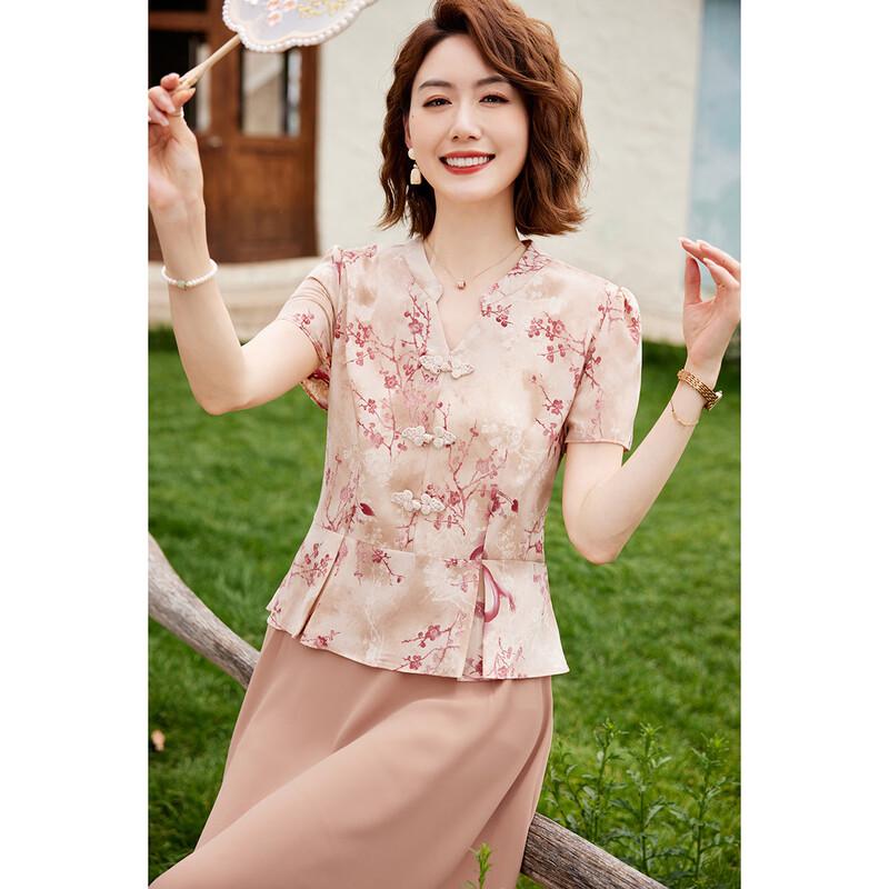 

Шифоновое платье с V-образным вырезом, имитирующее костюм из двух частей 4XL