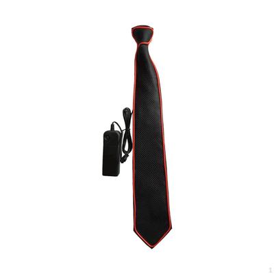 Luminous LED Necktie One Size Costume Accessory Flashing Formal Gifts Novelty Glowing Tie