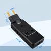 EU Stecker Adapter 4 in 1 Wandsteckdose Verlängerung EU Steckdose 180 Grad Steckeradapter Reiseadapter Tragbarer Stromwandler