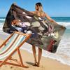 Clevatess Print Beach Towel, Large Soft Quick Dry Towel for Beach Camping Swimming