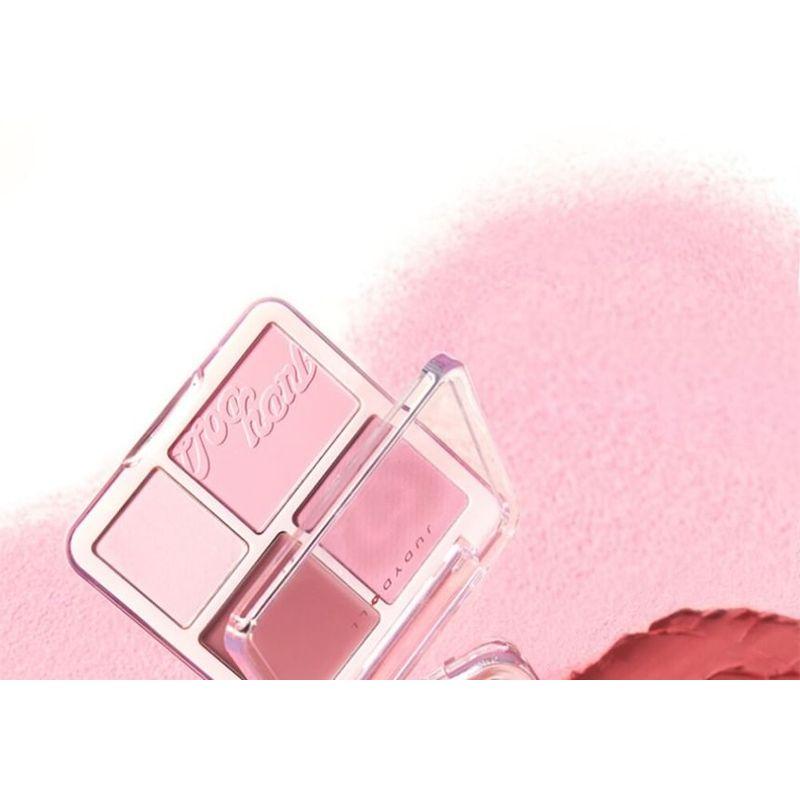 Judydoll - Paleta 4 tvářenek a rozjasňovačů (1-3)