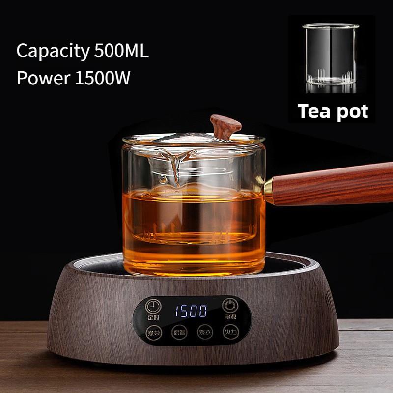 1500W Portable Intelligent Boiling Water Stove Household Small Tea Brewing Equipment High Power Electric Ceramic Furnace