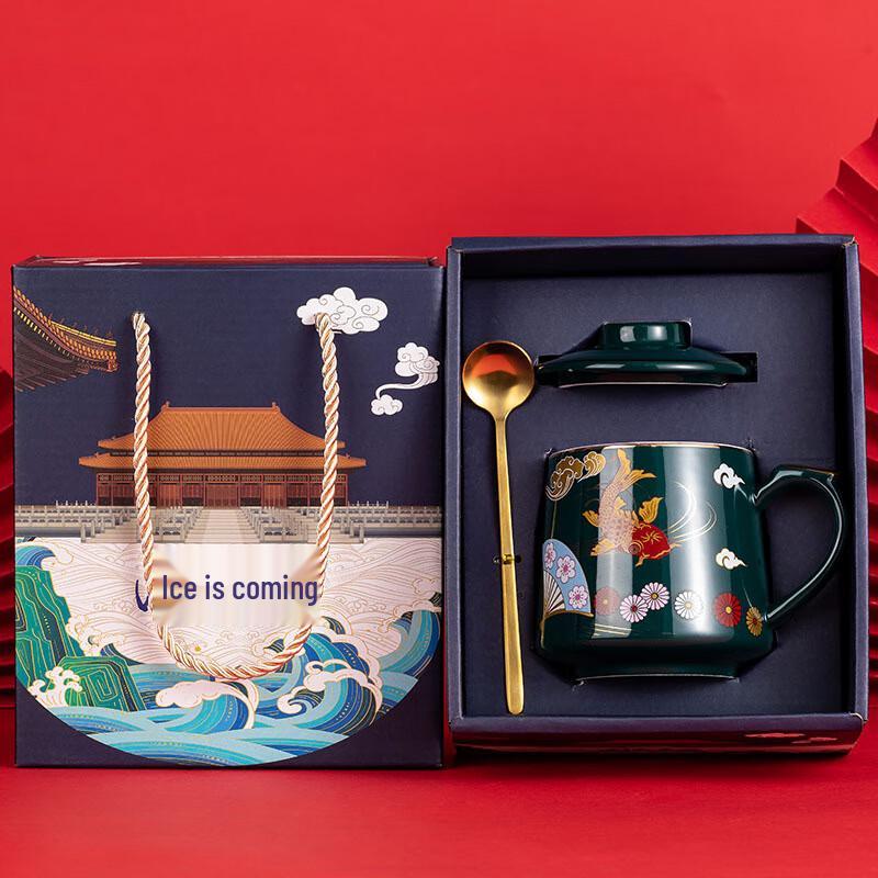 Подарочный набор керамических кружек Guochao Koi